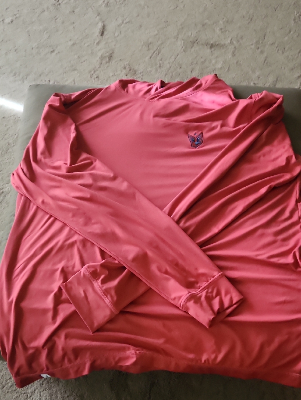 Men's Long-Sleeve Performance Shirt - Coral Pink